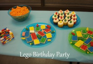 lego birthday party table