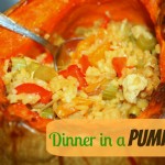 Dinner in a pumpkin