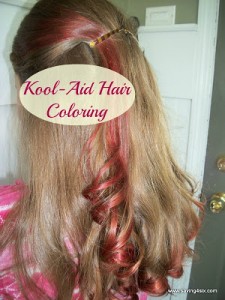 Kool-Aid Hair Coloring
