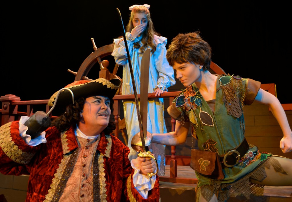 Peter Pan and Captain hook