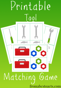 Printable-Tool-Matching-Game