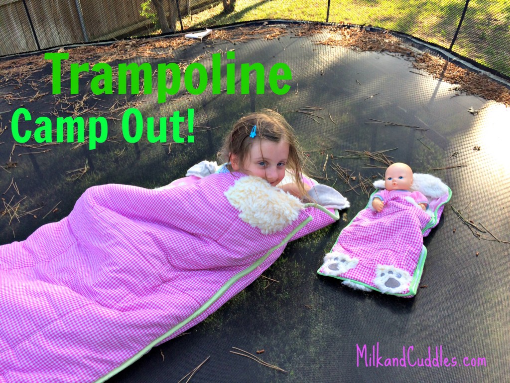 Trampoline campout