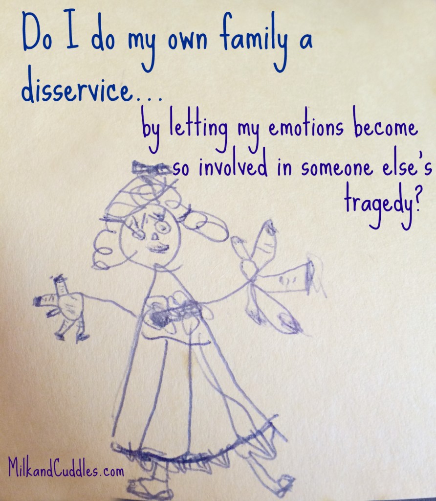 dealing with tragedy on the news