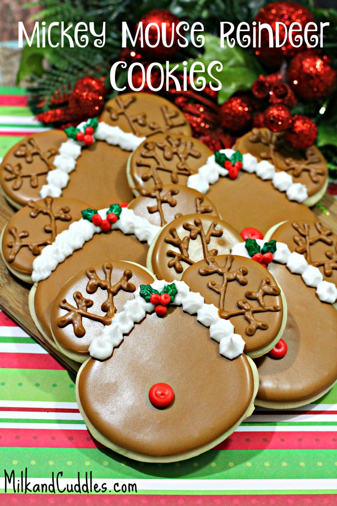Mickey Reindeer Cookies