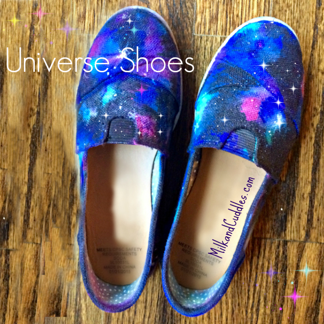 how to make galaxy shoes